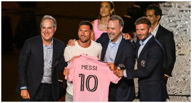 Messi Hailed As ‘America’s Number 10’ As He Greets Rapturous Miami Fans