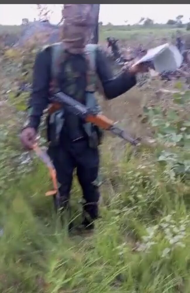 Notorious Bandits Leader Dogo Gide Claim Responsibility For NAF Helicopter Crash (Video)